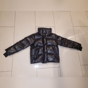 SAM. Shiny Black Women's Down Jacket